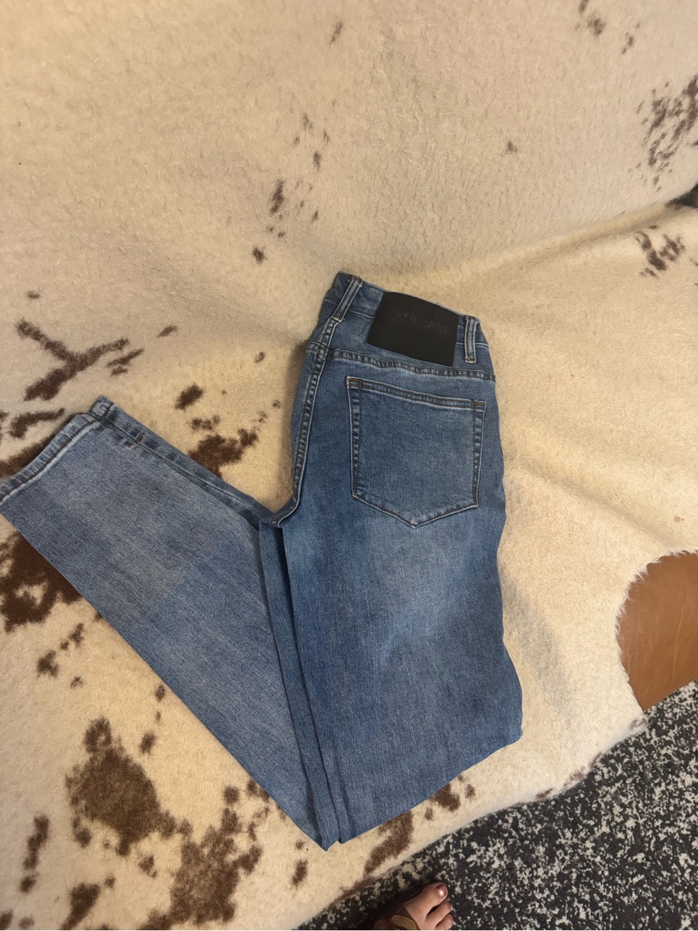 One Teaspoon High Rise Women's Jeans - Blue Denim